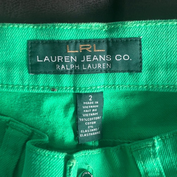 LRL Ralph Lauren Green Jeans - Picture 3 of 6